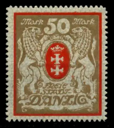 DANZIG Nr 100Xa postfrisch 70C22A