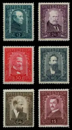 ÖSTERREICH 1932 Nr 545-550 postfrisch 71660E