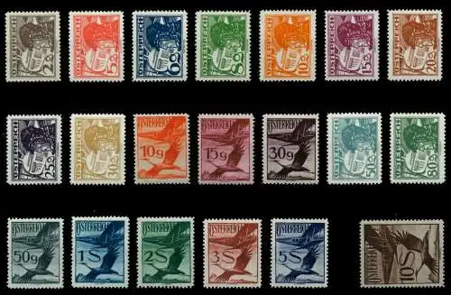 ÖSTERREICH 1925 Nr 468-487 postfrisch 71668A