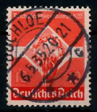 3. REICH 1935 Nr 572y zentrisch gestempelt 7295BE