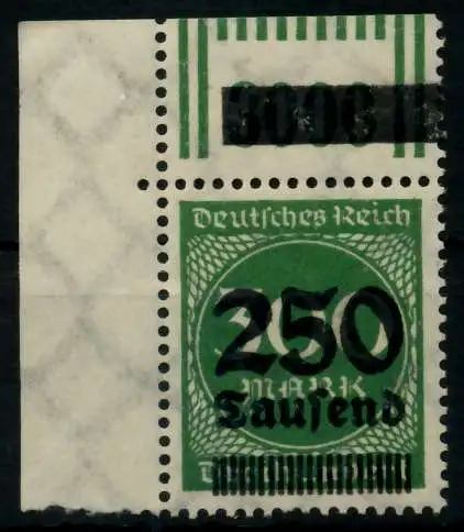 DEUTSCHES REICH 1923 INFLA Nr 293 OPD B c W OR 72B85A