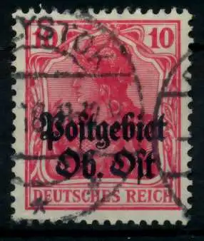 BES 1WK PG OBER OST Nr 5b gestempelt gepr. 73593A