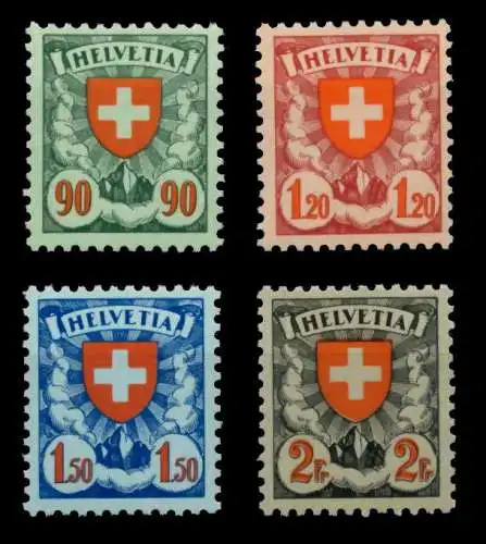 SCHWEIZ 1924 Nr 194z-197z postfrisch 73A78A