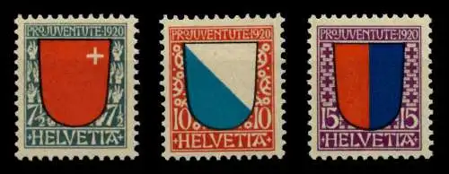 SCHWEIZ PRO JUVENTUTE Nr 153-155 postfrisch 73CE1E