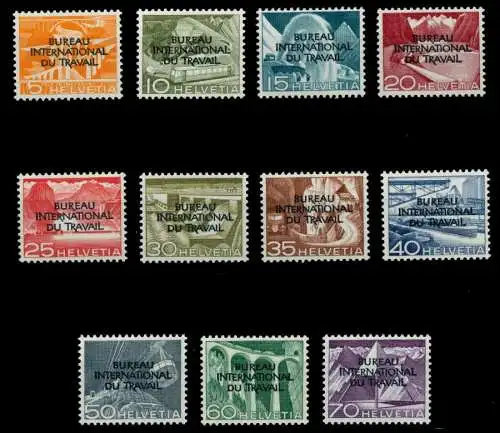 SCHWEIZ-BIT Nr 83-93 postfrisch 73F006