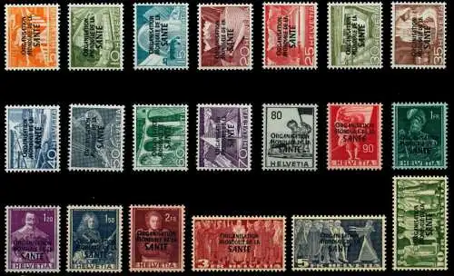 SCHWEIZ-OMS Nr 6-25 postfrisch 73F06E