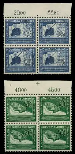 3. REICH 1938 Nr 669-670 postfrisch VIERERBLOCK 77D516