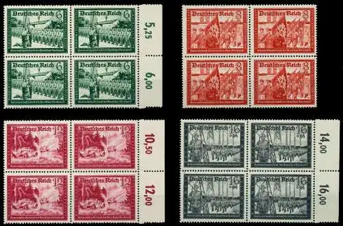 3. REICH 1941 Nr 773-778 postfrisch VIERERBLOCK 77D722