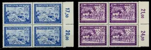 3. REICH 1941 Nr 773-778 postfrisch VIERERBLOCK 77D722