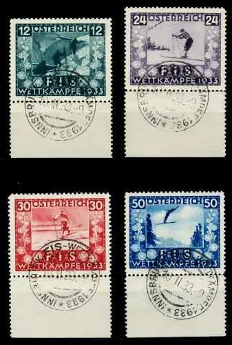 ÖSTERREICH 1933 Nr 551-554 787E3E