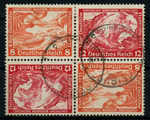 D-REICH ZUSAMMENDRUCK Nr SK20 HZ1 gestempelt SENKR PAAR 7951D2