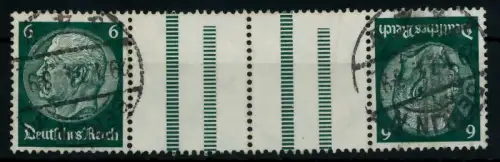 D-REICH ZUSAMMENDRUCK Nr KZ18 zentrisch gestempelt 4ER STR 7A1746