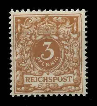 DEUTSCHES REICH 1889 99 KRONE ADLER Nr 45c postfrisch g 7BD3AE