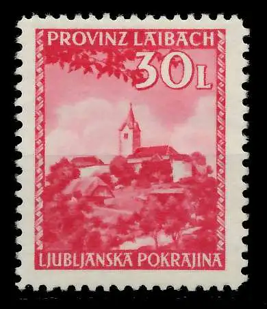 BES. 2WK LAIBACH Nr 60 postfrisch gepr. 7DCC2E