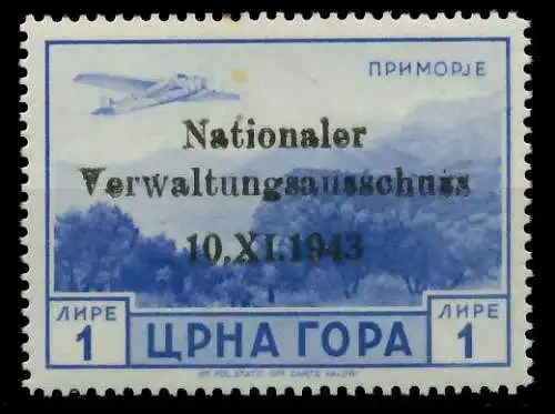 BES. 2WK MONTENEGRO Nr 16 postfrisch gepr. 7DCCF2