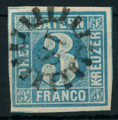 BAYERN MÜHLRADSTEMPEL AUF Nr 2II gMR _18 ZENTR- 875A0A