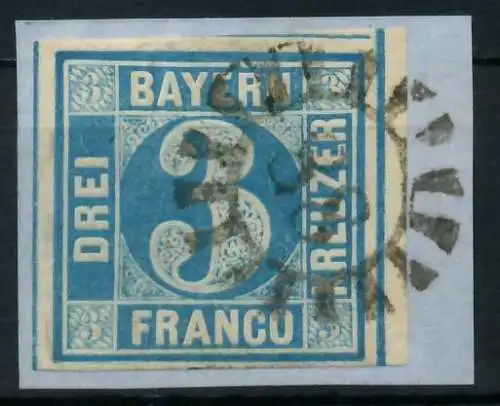 BAYERN MÜHLRADSTEMPEL AUF Nr 2II gMR _88 ZENTR- 87BFEE