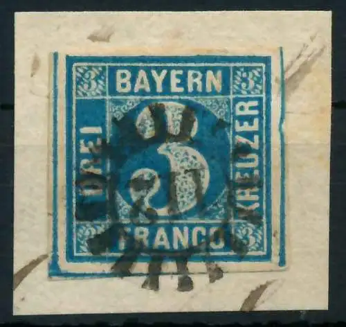 BAYERN MÜHLRADSTEMPEL AUF Nr 2II gMR 112 ZENTR- 87C172