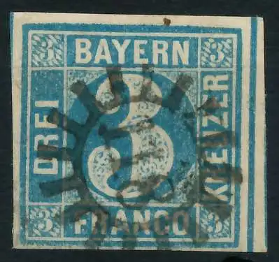 BAYERN MÜHLRADSTEMPEL AUF Nr 2II gMR 118 ZENTR- 87C1CE