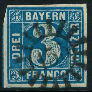 BAYERN MÜHLRADSTEMPEL AUF Nr 2II gMR 155 ZENTR- 87E0BE