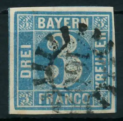 BAYERN MÜHLRADSTEMPEL AUF Nr 2II gMR 160 ZENTR- 87E15E