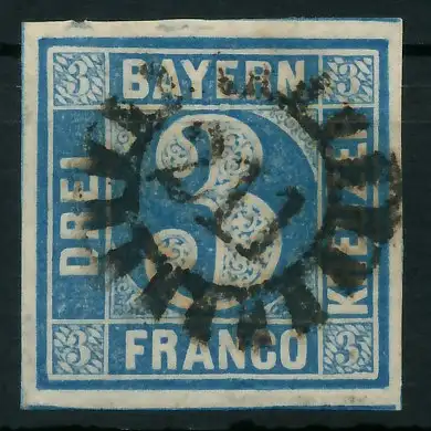 BAYERN MÜHLRADSTEMPEL AUF Nr 2II gMR 211 ZENTR- 87E532