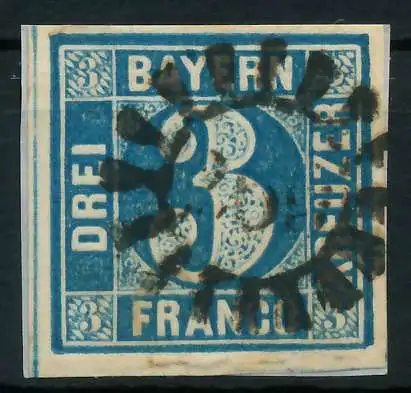 BAYERN MÜHLRADSTEMPEL AUF Nr 2II gMR 269 ZENTR- 88043E