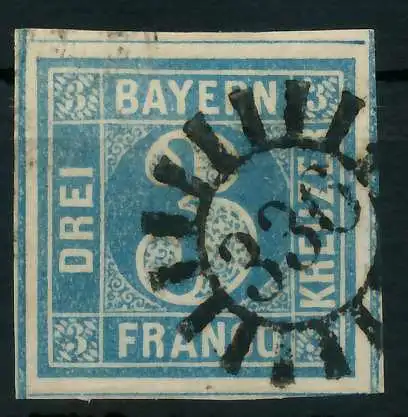 BAYERN MÜHLRADSTEMPEL AUF Nr 2Ia gMR 336 ZENTR- 882056