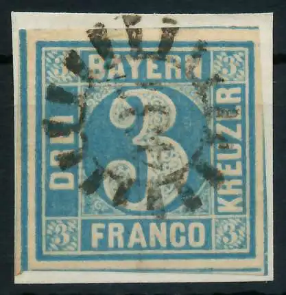 BAYERN MÜHLRADSTEMPEL AUF Nr 2II gMR 437 ZENTR- 882612