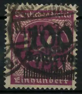 DEUTSCHES REICH 1923 HOCHINFLA Nr 289a gestempelt gepr. 89917A