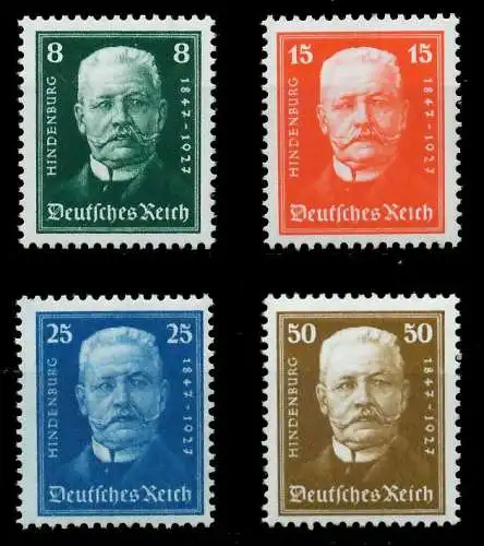 DEUTSCHES REICH 1927 Nr 403-406 postfrisch 063EEE