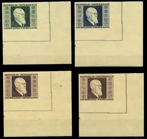 ÖSTERREICH 1946 Nr 772B-775B postfrisch ECKE-URE 1E8D6A