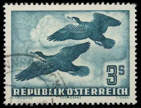 ÖSTERREICH 1953 Nr 985 gestempelt 1F17D2