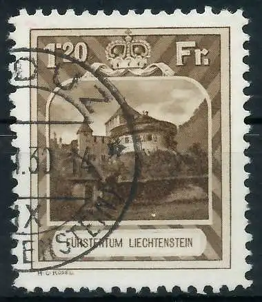 LIECHTENSTEIN 1930 Nr 105A gestempelt 28E196