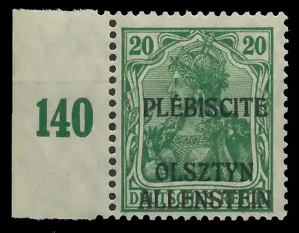 ALLENSTEIN Nr IV postfrisch SRA gepr. 411046