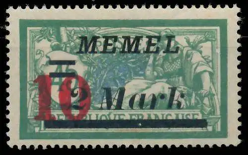 MEMEL 1923 Nr 121IV postfrisch 416B8A