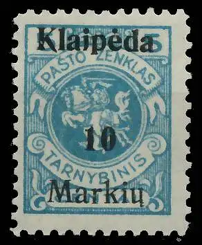 MEMEL 1923 Nr 129I postfrisch 416C16