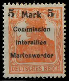 MARIENWERDER Nr 25AIbm ungebraucht gepr. 49A466