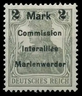 MARIENWERDER Nr 23BIas ungebraucht gepr. 49A65A