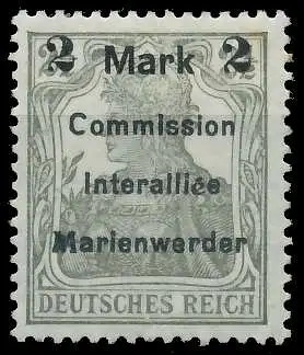 MARIENWERDER Nr 23BIIa ungebraucht gepr. 49A65E