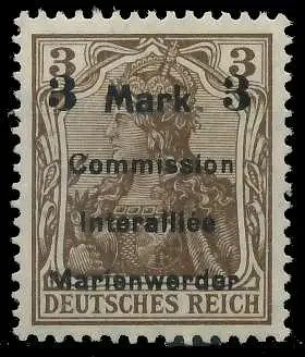 MARIENWERDER Nr 24AIb ungebraucht gepr. 49A8EA