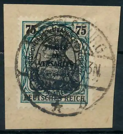 ALLENSTEIN Nr 23b zentrisch gestempelt Briefst³ck gepr. 49A9AA