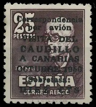 SPANIEN 1950 Nr 987II ungebraucht ATTEST 5661AA