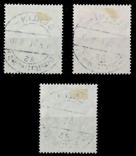 BERLIN 1949 Nr 68-70 zentrisch gestempelt ATTEST 64205E