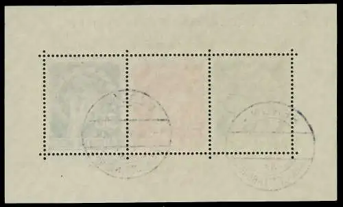 BERLIN BLOCK KLEINBOGEN Block 1 zentrisch gestempelt ATTEST 642062