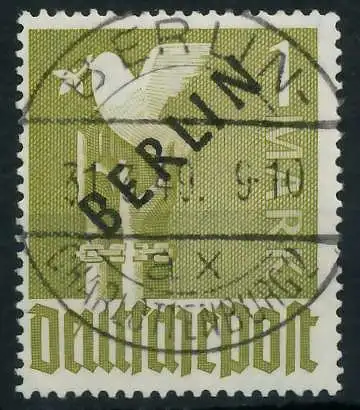 BERLIN 1948 Nr 17a zentrisch gestempelt gepr. 642076