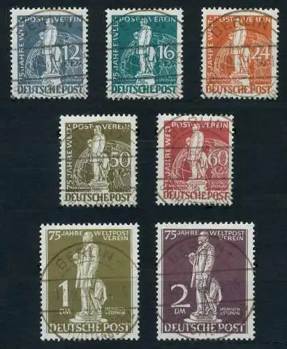 BERLIN 1949 Nr 35-41 zentrisch gestempelt 64210E