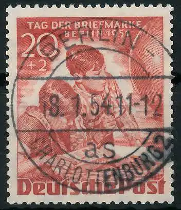 BERLIN 1951 Nr 81 zentrisch gestempelt 64212E
