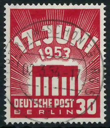 BERLIN 1953 Nr 111 zentrisch gestempelt 64214E