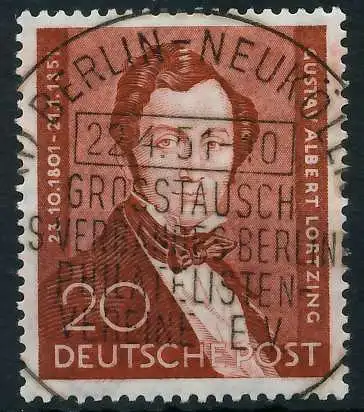 BERLIN 1951 Nr 74 ESST zentrisch gestempelt 64228A